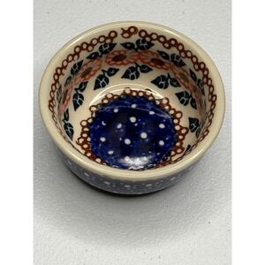 Polish Pottery Ramekins Set of 2 Ceramika Artystyczna Bowls